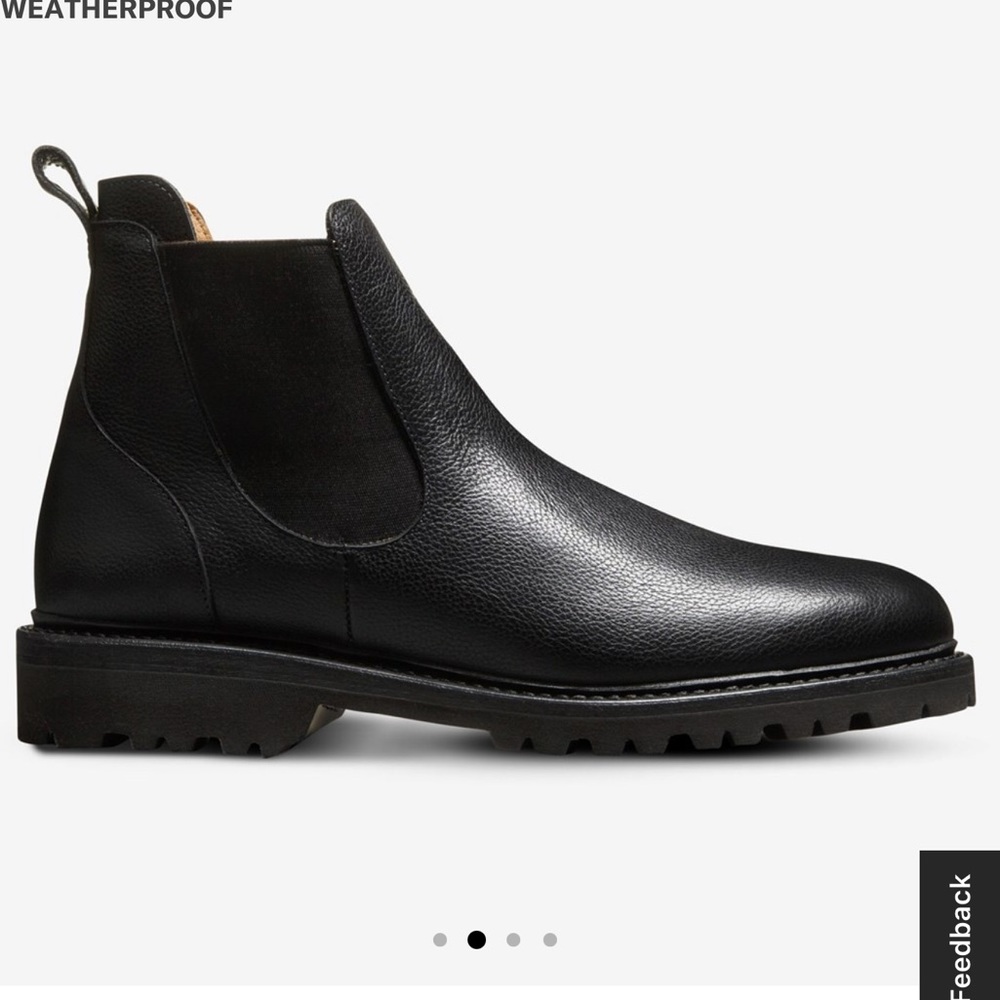 Allen Edmonds Black Leather Boots